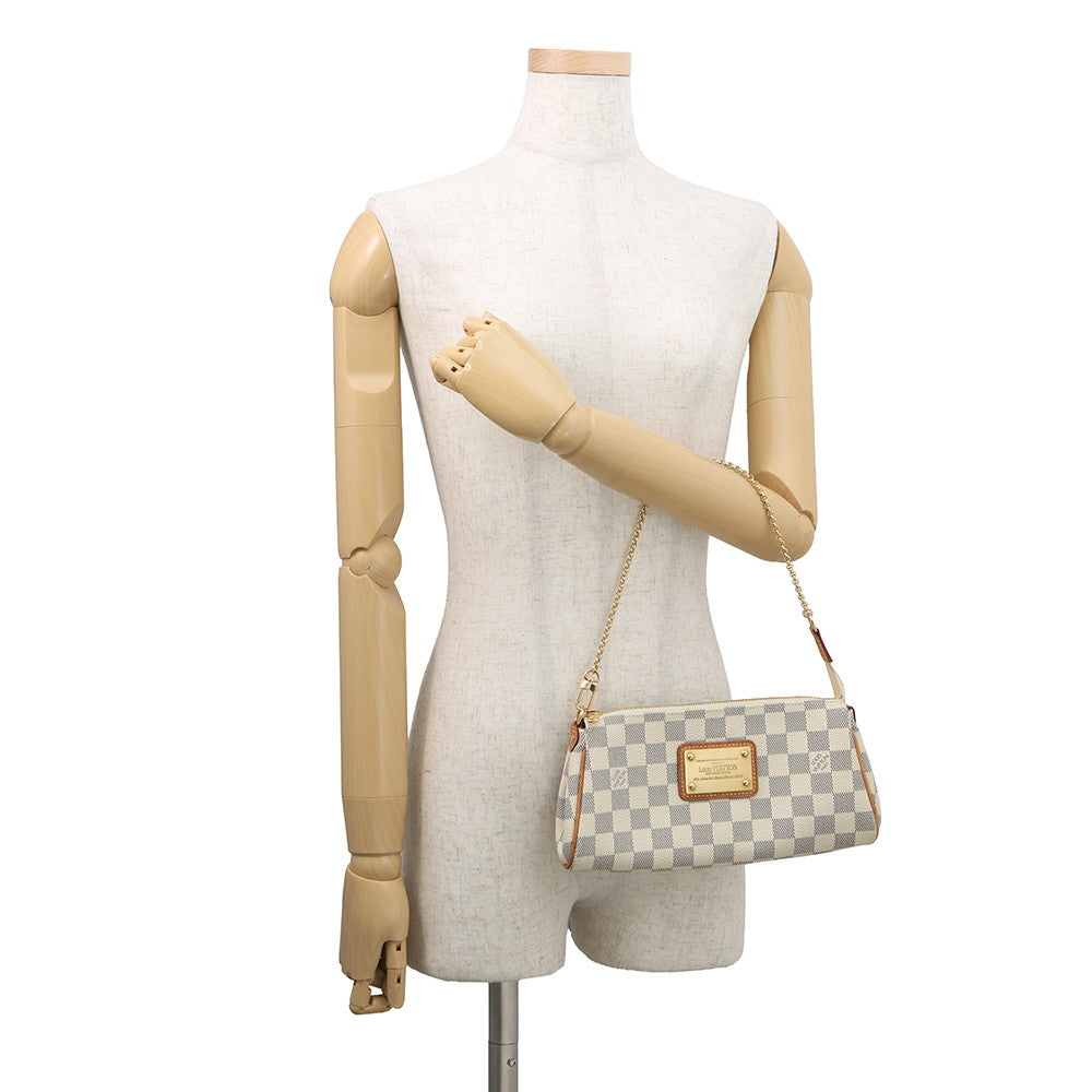 LOUIS VUITTON Eva BeigeN55214 Damier Azur