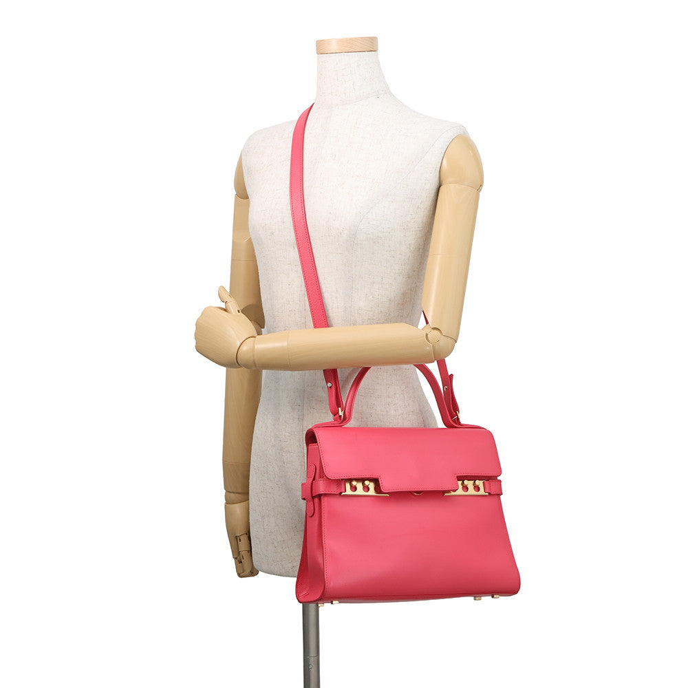 Delvaux Tempate Rose CandyAA0368AAX0AEZDP Calf Leather Size MM