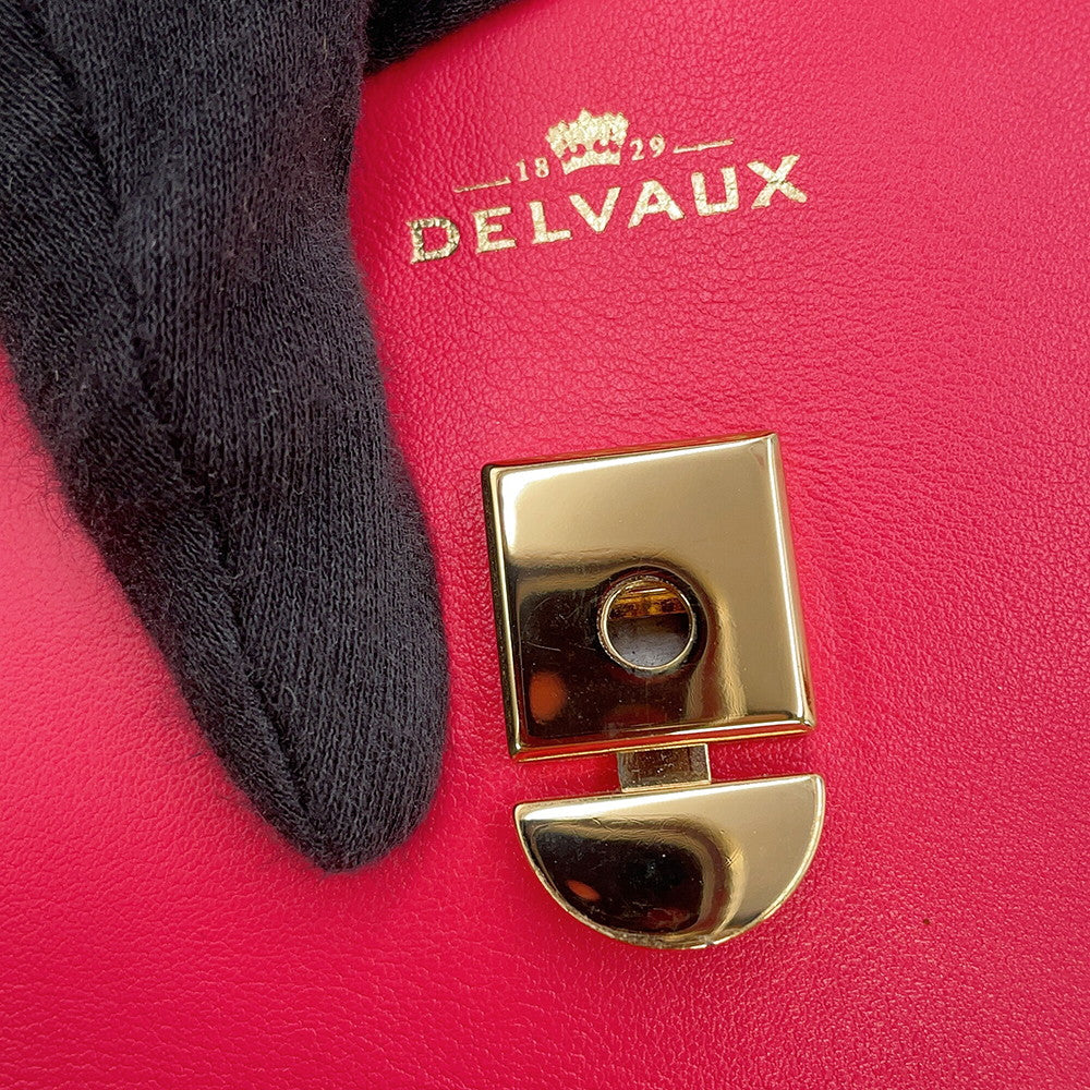 Delvaux Tempate Rose CandyAA0368AAX0AEZDP Calf Leather Size MM