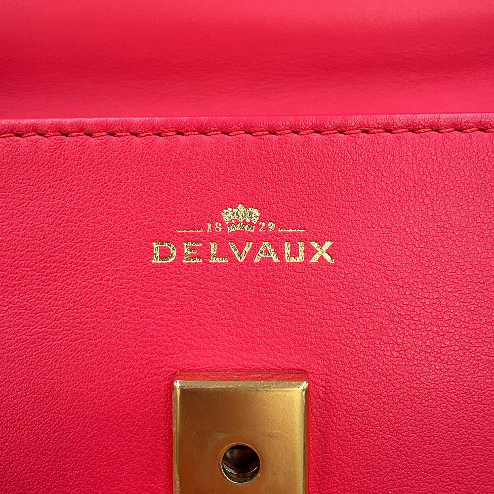 Delvaux Tempate Rose CandyAA0368AAX0AEZDP Calf Leather Size MM