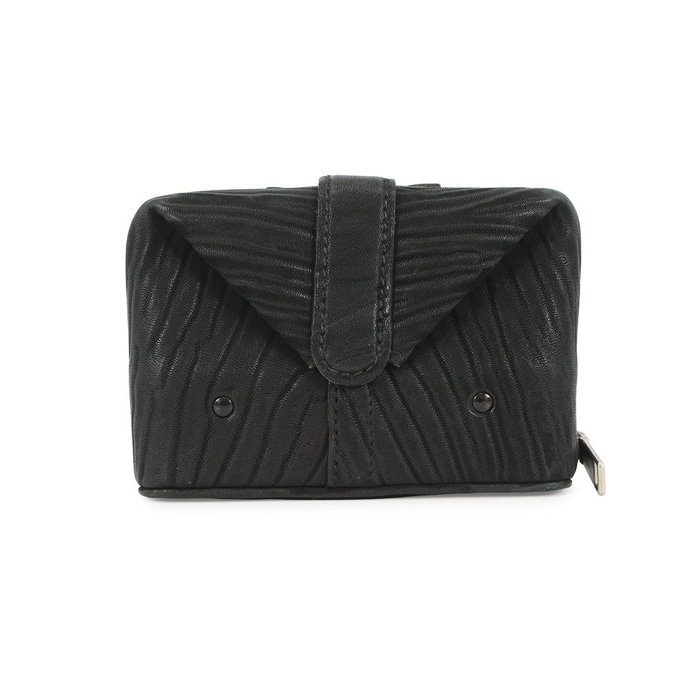 Valextra Valextra Trick Track Black Leather
