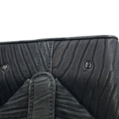 Valextra Valextra Trick Track Black Leather