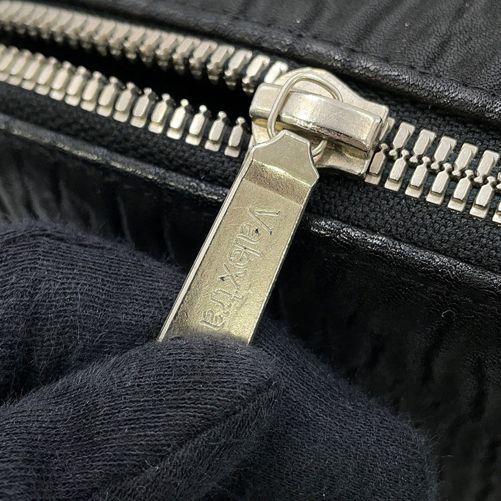 Valextra Valextra Trick Track Black Leather