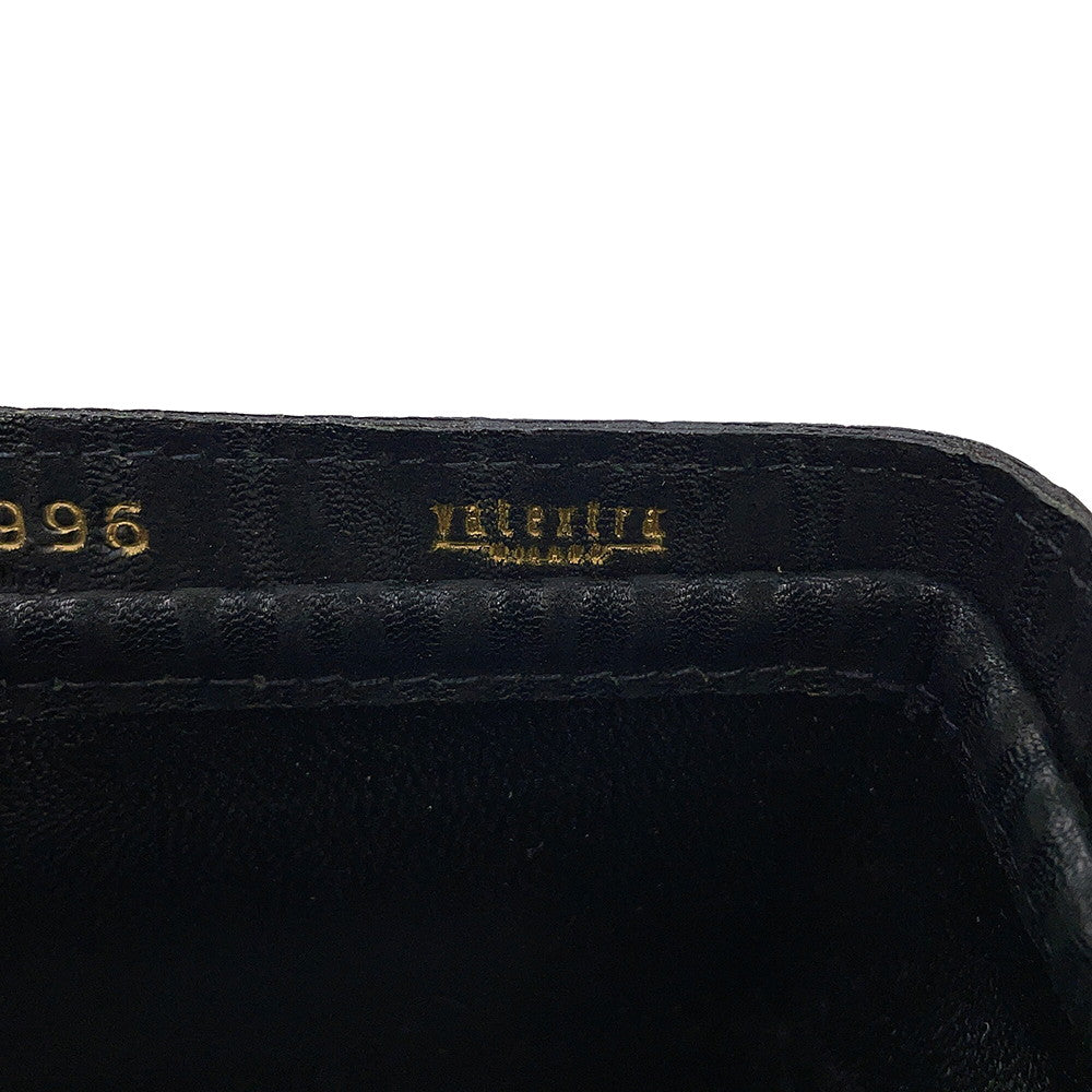 Valextra Valextra Trick Track Black Leather