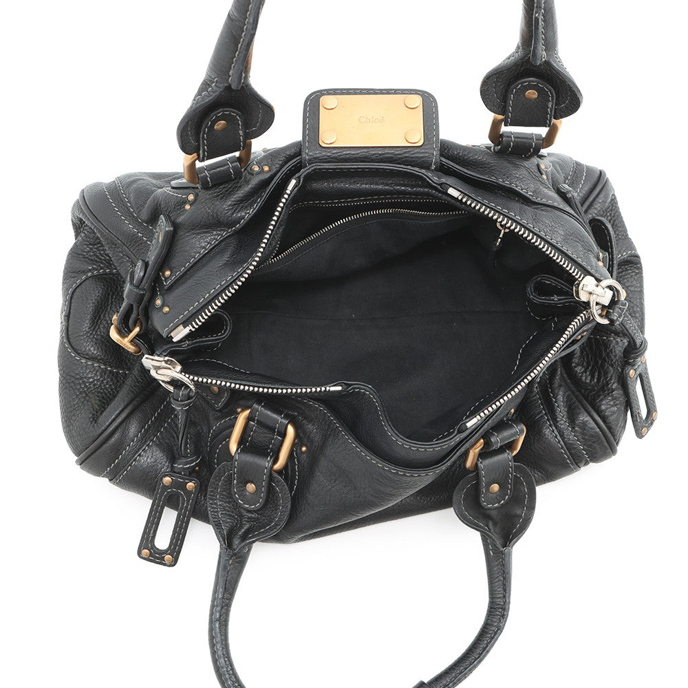 Chloe Paddington Black Leather