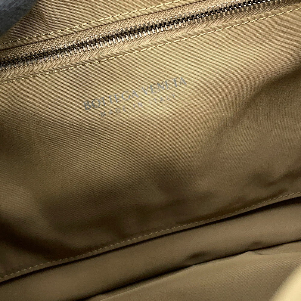 Bottega Veneta Cassette Shoulder Bag Beige743623 Nylon Size Large