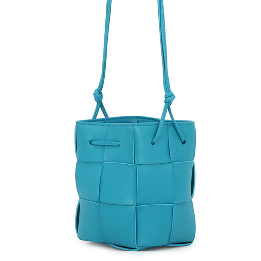 Bottega Veneta Cassette Bucket Shoulder Bag blueprint680217VCQC44403 Lambskin Size Mini