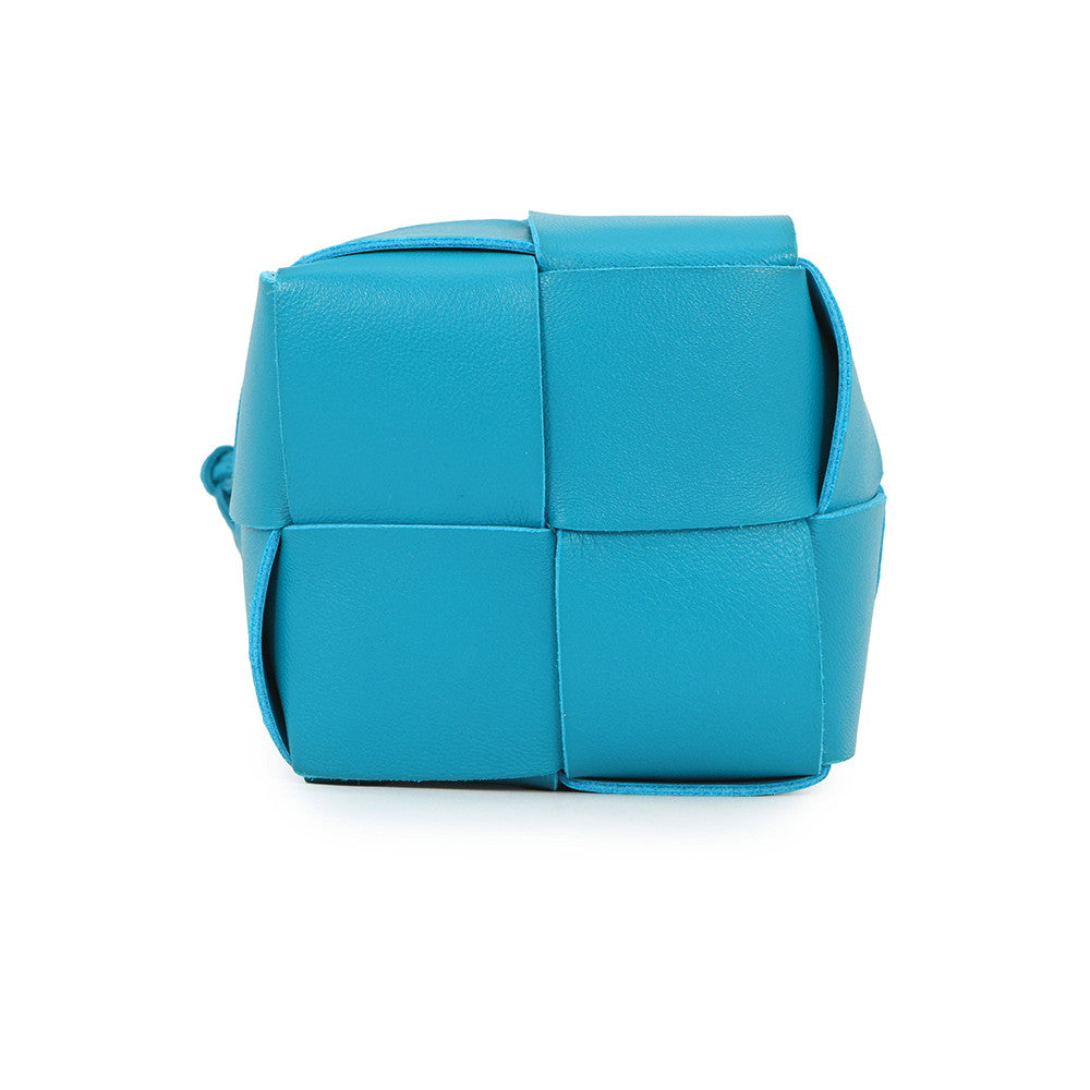 Bottega Veneta Cassette Bucket Shoulder Bag blueprint680217VCQC44403 Lambskin Size Mini