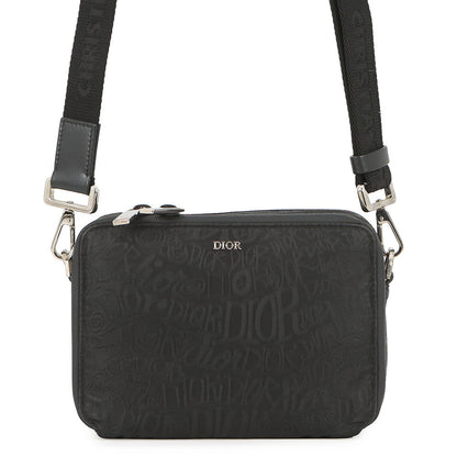 Dior DIOR AND SHAWN STUSSY Collaboration Shoulder Bag Black2PUBC237YZT_H00N Nylon
