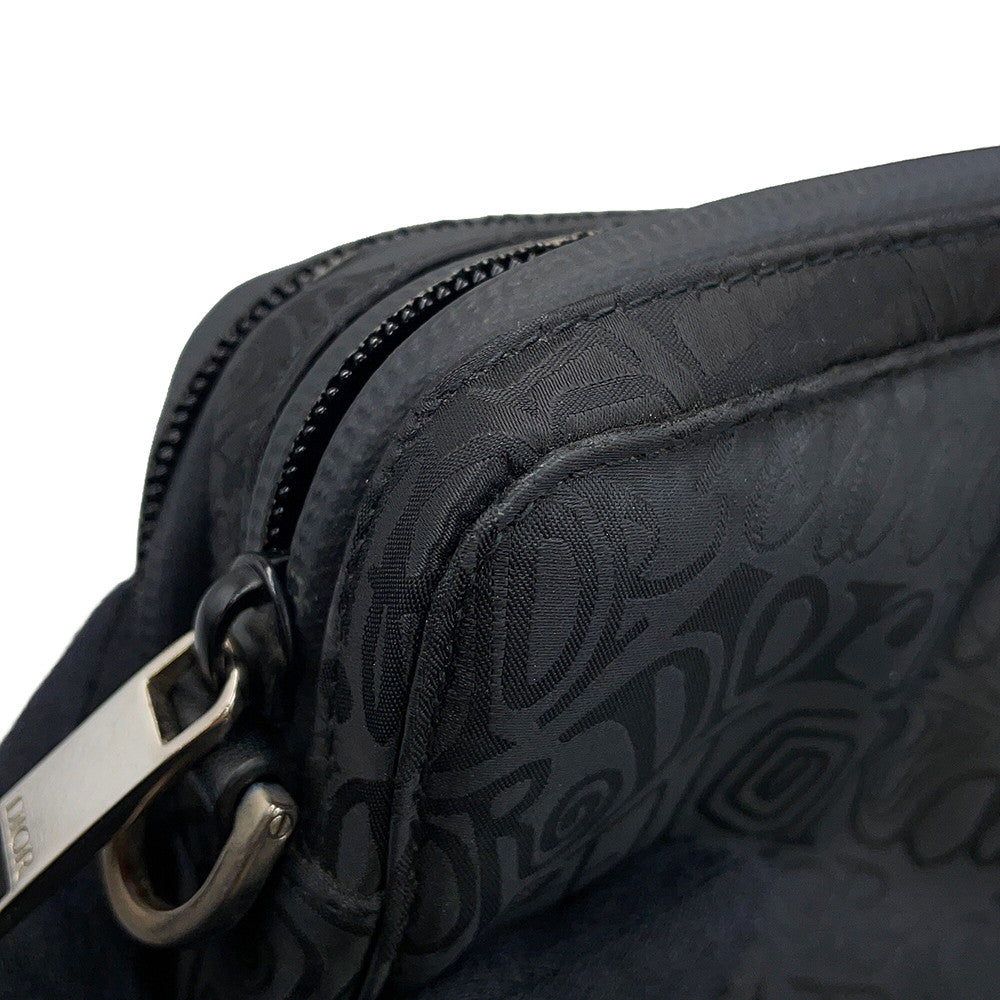 Dior DIOR AND SHAWN STUSSY Collaboration Shoulder Bag Black2PUBC237YZT_H00N Nylon