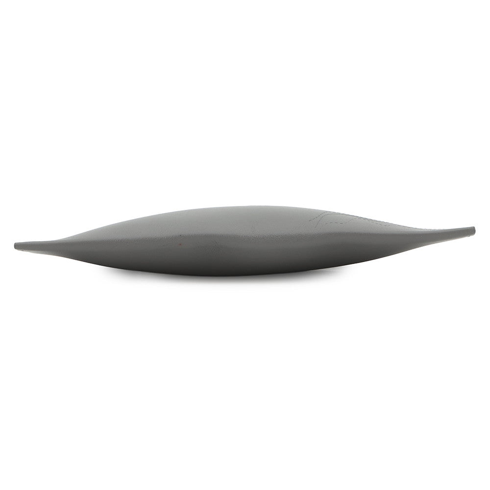 Dior Clutch Bag Gray Leather