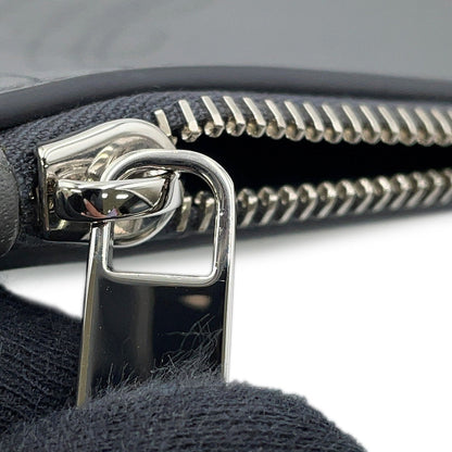 Dior Clutch Bag Gray Leather
