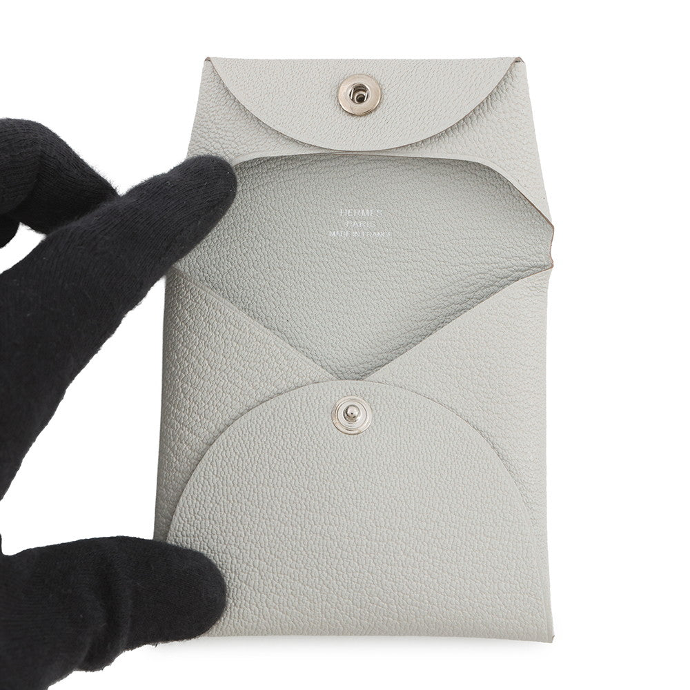 HERMES Bastia Pearl Grey Evercolor