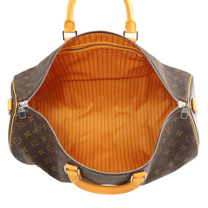 LOUIS VUITTON Keepall Bandouliere Brown/SaffronYellowM12634 Monogram Size 50