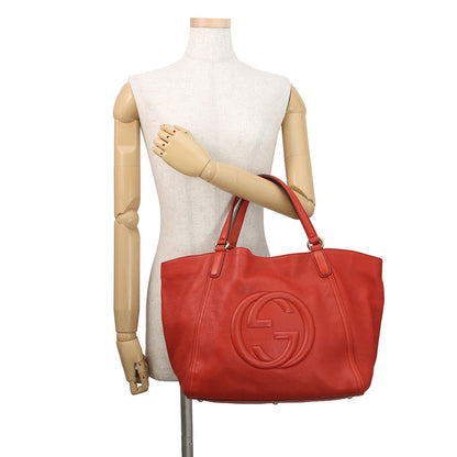 GUCCI Soho Interlocking G Orange282309 Leather