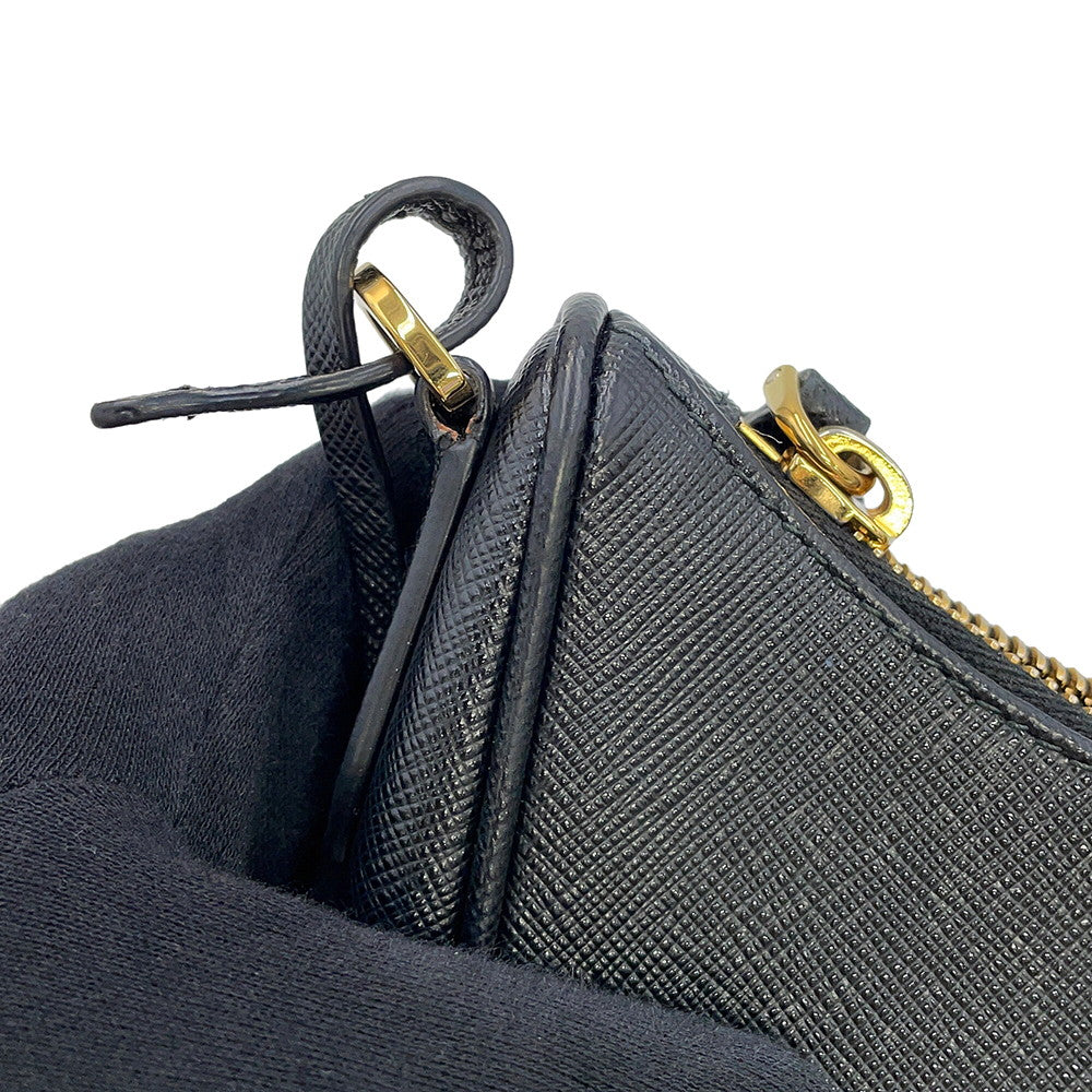 PRADA Re-Edition 2005 Shoulder Bag Black1BH204_NZV_F0632_V_V2P Saffiano LeatherLeather