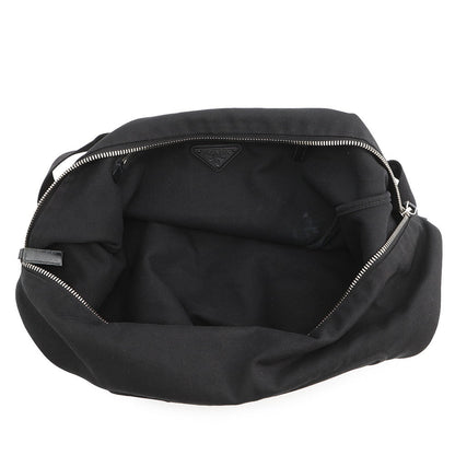 PRADA Shoulder Bag Black2VY007 Canvas