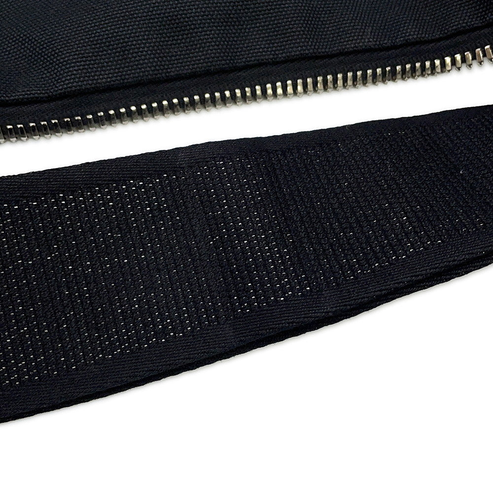 PRADA Shoulder Bag Black2VY007 Canvas