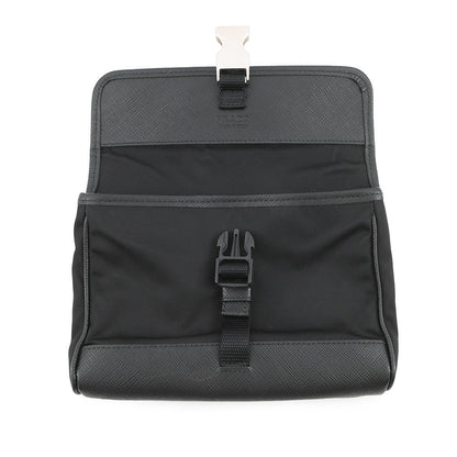 PRADA Re-Nylon x Saffiano Leather Smartphone Case Black2ZH108_2DMH_F0002 Nylon Leather