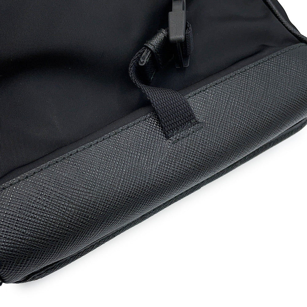 PRADA Re-Nylon x Saffiano Leather Smartphone Case Black2ZH108_2DMH_F0002 Nylon Leather