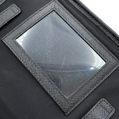 PRADA Re-Nylon x Saffiano Leather Smartphone Case Black2ZH108_2DMH_F0002 Nylon Leather