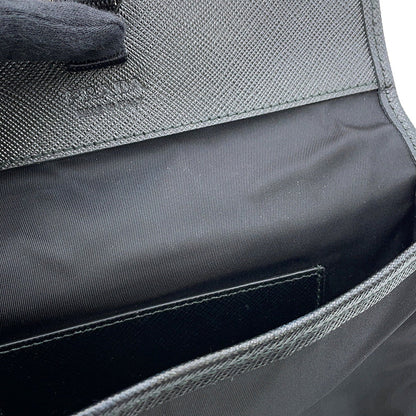 PRADA Re-Nylon x Saffiano Leather Smartphone Case Black2ZH108_2DMH_F0002 Nylon Leather