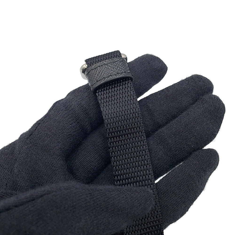PRADA Re-Nylon x Saffiano Leather Smartphone Case Black2ZH108_2DMH_F0002 Nylon Leather