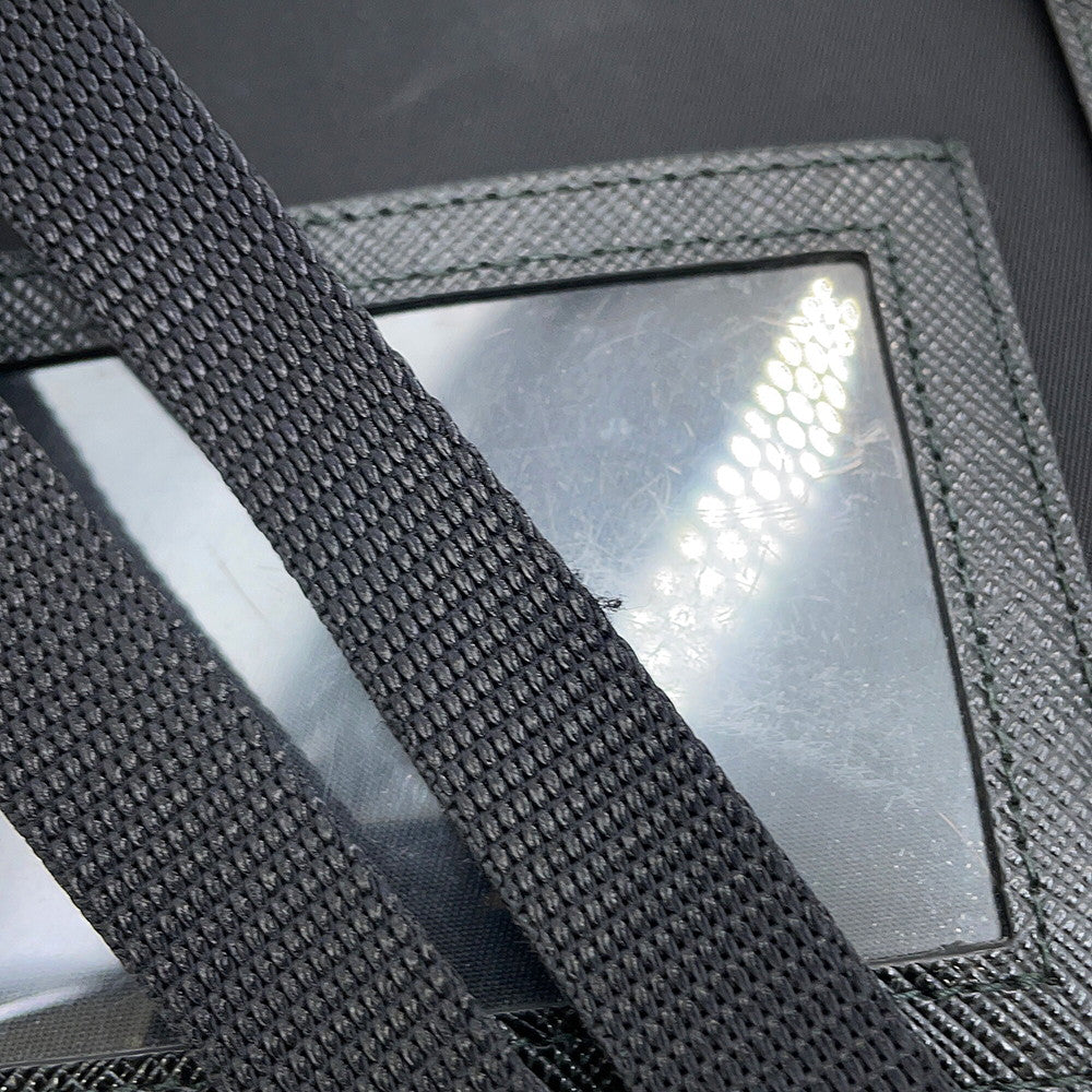 PRADA Re-Nylon x Saffiano Leather Smartphone Case Black2ZH108_2DMH_F0002 Nylon Leather