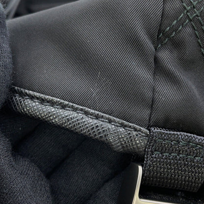 PRADA Triangle Logo Quilted Shoulder Bag Black2VH991_2BE6_F0806 Nylon Leather