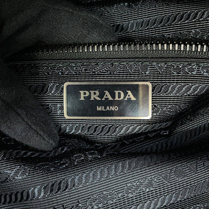 PRADA Triangle Logo Quilted Shoulder Bag Black2VH991_2BE6_F0806 Nylon Leather