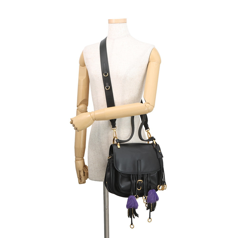 PRADA Corsaire 2WAY Bag Black1BD080_2AIX_F0002 Leather