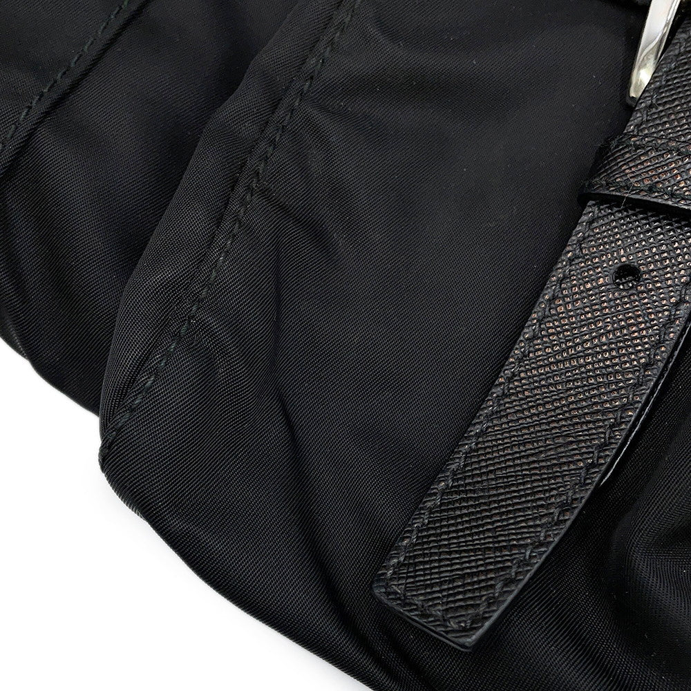 PRADA Robot Backpack Black/Pink/White1BZ811 Nylon Leather