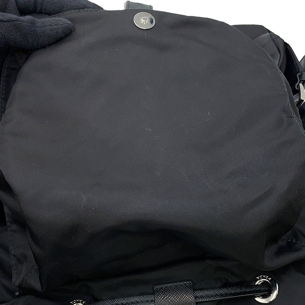 PRADA Robot Backpack Black/Pink/White1BZ811 Nylon Leather