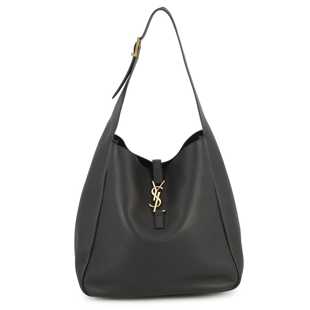 SAINT LAURENT PARIS LE 5 A 7 Soft Shoulder Bag Black753837AAAUQ1000 Calf Leather Size Large