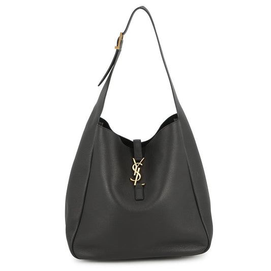 SAINT LAURENT PARIS LE 5 A 7 Soft Shoulder Bag Black753837AAAUQ1000 Calf Leather Size Large