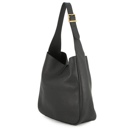 SAINT LAURENT PARIS LE 5 A 7 Soft Shoulder Bag Black753837AAAUQ1000 Calf Leather Size Large