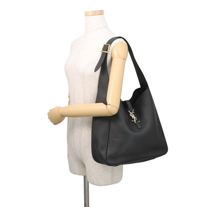 SAINT LAURENT PARIS LE 5 A 7 Soft Shoulder Bag Black753837AAAUQ1000 Calf Leather Size Large