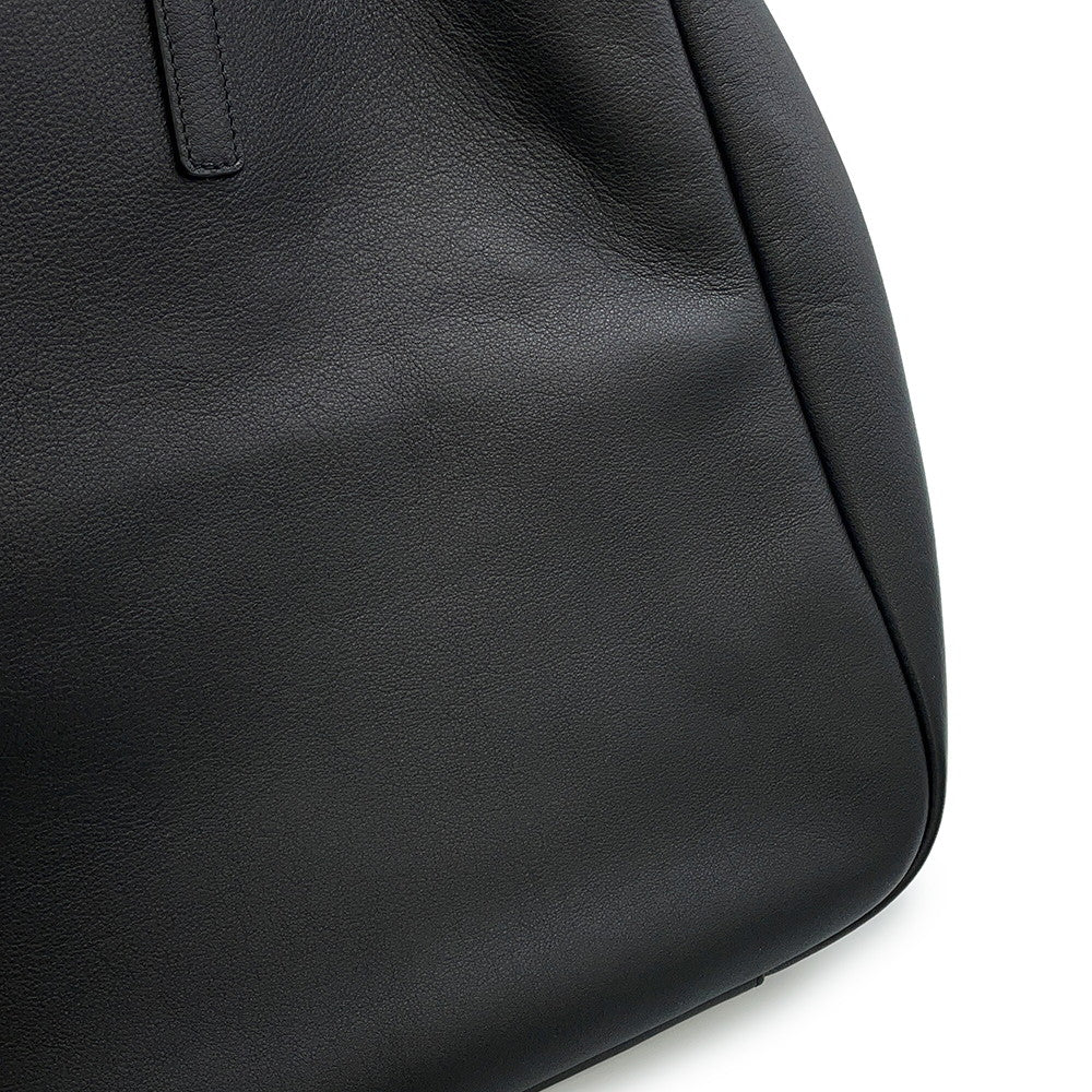 SAINT LAURENT PARIS LE 5 A 7 Soft Shoulder Bag Black753837AAAUQ1000 Calf Leather Size Large