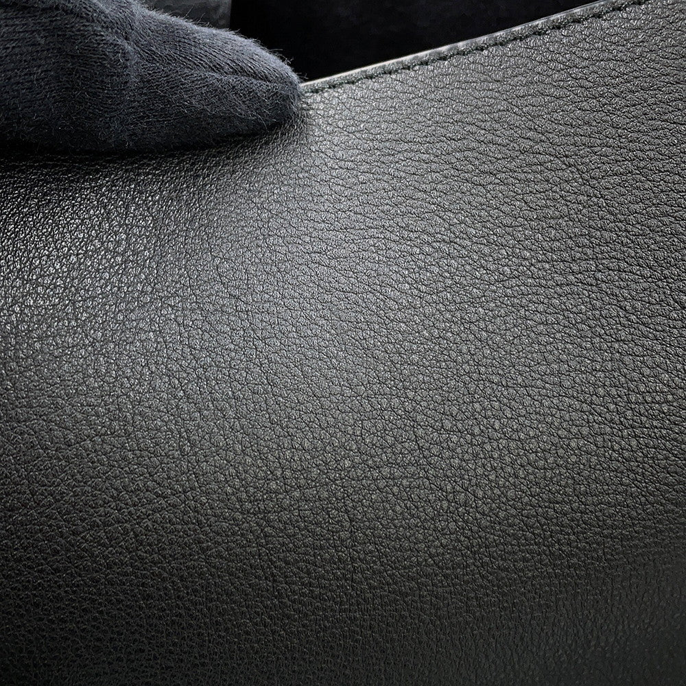 SAINT LAURENT PARIS LE 5 A 7 Soft Shoulder Bag Black753837AAAUQ1000 Calf Leather Size Large