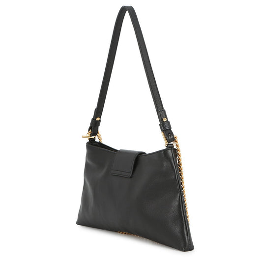 CELINE Willturn Clutch 2-way Bag Black113673FEO.38NO Leather