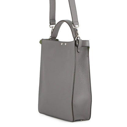 FENDI Peekaboo X-Lite Gray7VA611 Leather Size Small