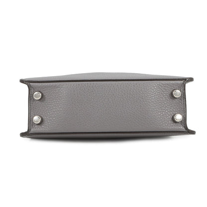 FENDI Peekaboo X-Lite Gray7VA611 Leather Size Small