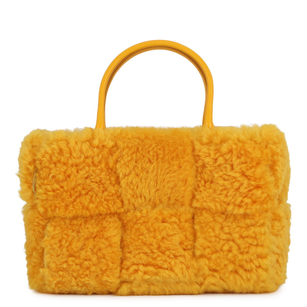 Bottega Veneta alcotote Yellow652867V13F17118 Mouton Leather
