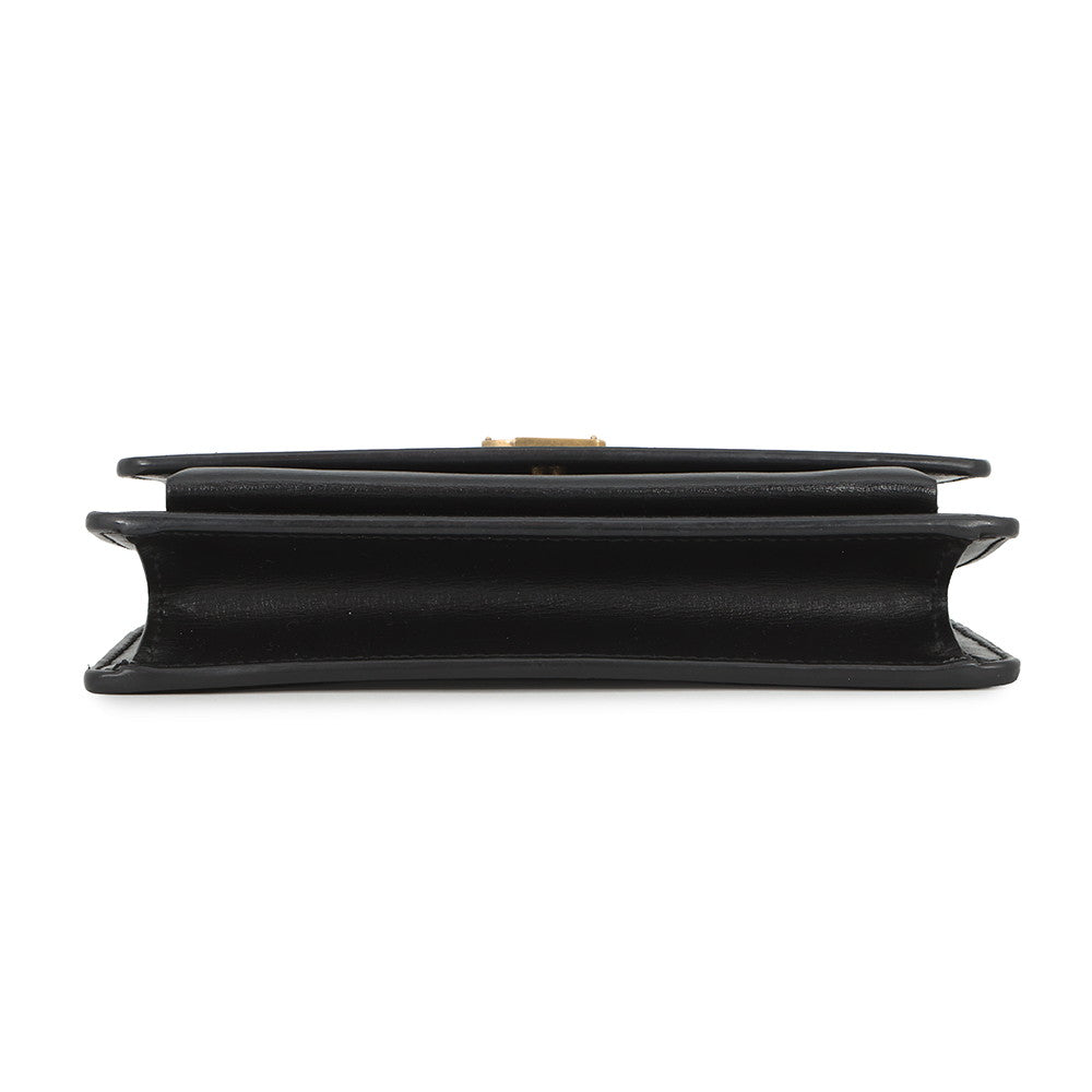 SAINT LAURENT PARIS Sunset Chain wallet Black533026D422W1000 Calf Leather