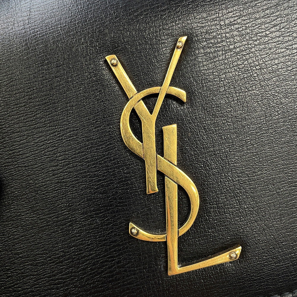 SAINT LAURENT PARIS Sunset Chain wallet Black533026D422W1000 Calf Leather