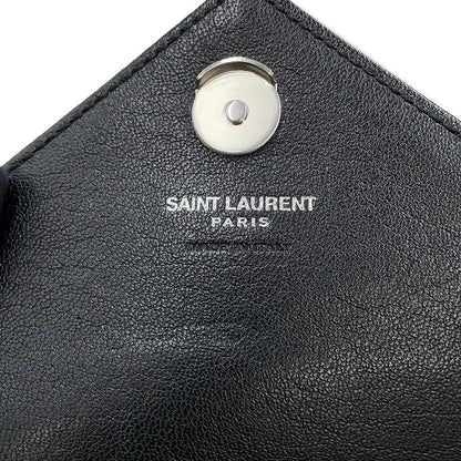 SAINT LAURENT PARIS College 2-way Chain Wallet Black438492BRM041000 Leather