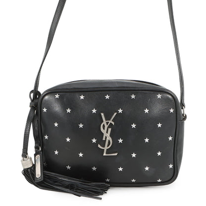 SAINT LAURENT PARIS Rooster Camera Bag Black574494 Leather