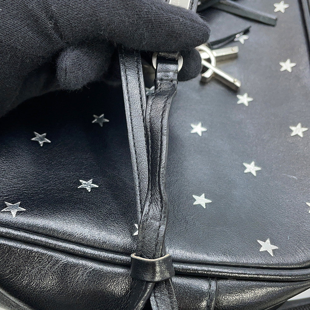 SAINT LAURENT PARIS Rooster Camera Bag Black574494 Leather
