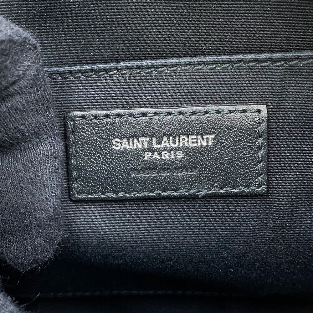 SAINT LAURENT PARIS Rooster Camera Bag Black574494 Leather