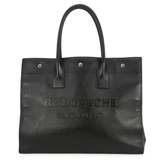 SAINT LAURENT PARIS Rive Gauche Tote Bag Black686266CWTFE1000 Leather Size Small